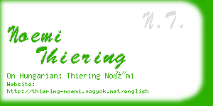 noemi thiering business card